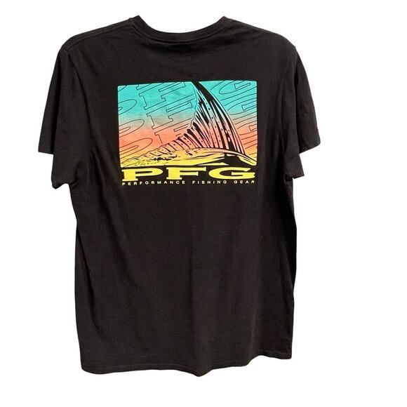 Columbia PFG Graphic Tee Mens Size Medium Short Sleeve Logo Gorp Casual Fishing - Picture 1 of 3